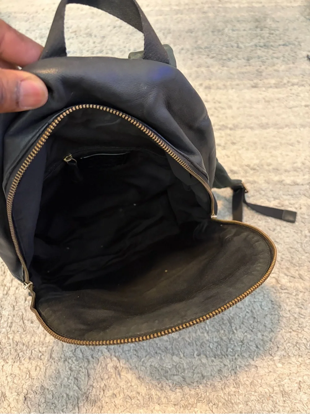 Coach Medium Charlie Backpack Signature Canvas Leather Brown Black F32200